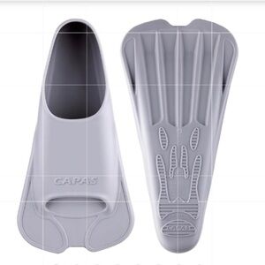 Fins for training short blade